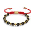 Amulette tibétaine | Bracelet Mantra Mini Obsidienne